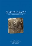 Copertina rivista Quaderni del CDS n. 14-15