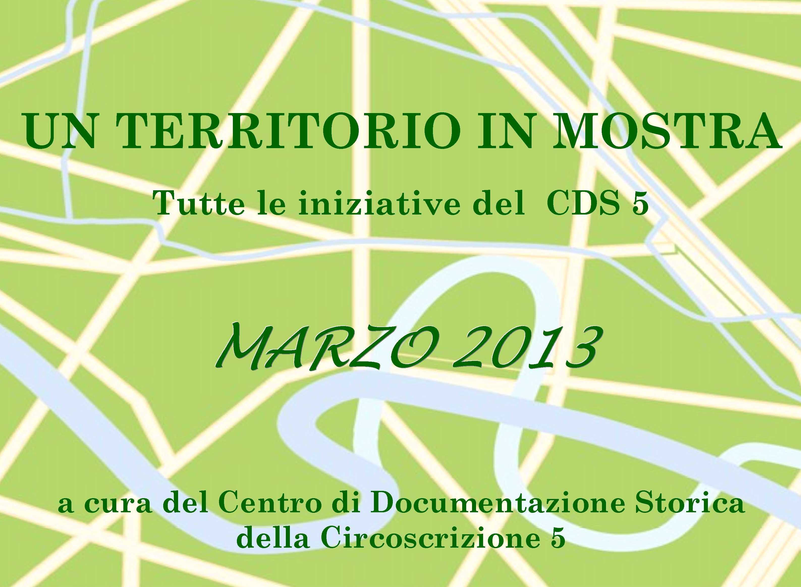 CDS Programma marzo 2013