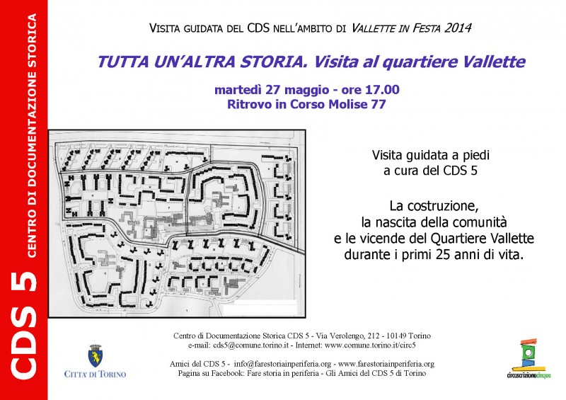 Amici del CDS 5-Visita guidata quartiere Vallette Torino 27 maggio 2014 (blog)