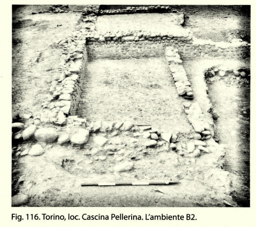 19 Resti della villa degli Aviglia presso Lucento, foto dei rilievi durante lo scavo